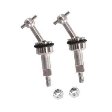 Imagem de Esquirla 1/28 eixos de junta RC Kit de reparo de carros RC Universal Extended Metal CVD para K989 K999 P929 P939 284131 1/28 mini-Q mini-Z iw04m, 2 Unidades