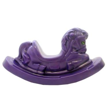 Imagem de Gangorra cavalinho infantil - ROXO - para a garotada em playground - V