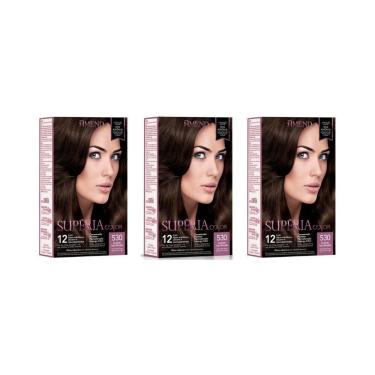 Imagem de Coloraçao Amend Superia 530 Cast Claro Dourado - Kit C/3Un