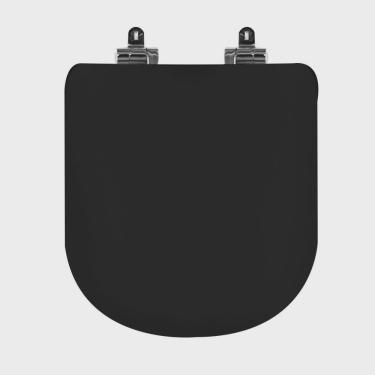 Imagem de Assento Sanitário Poliéster Para Louça Life/Vogue Plus (Celite/Deca) Slow Close Croma Sedile