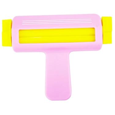 Imagem de Crimpador de papel, 6,69 x 5,31 x 0,98 cm Crimpador de saco de plástico leve portátil para artesanato faça você mesmo cartolina e scrapbooking, ferramenta de rolo de moedas