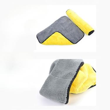 Imagem de Kit 05 Pano Flanela Microfibra Automotiva Premium Para Lavagem polimento de Carro(05 Unidades 30x60cm)