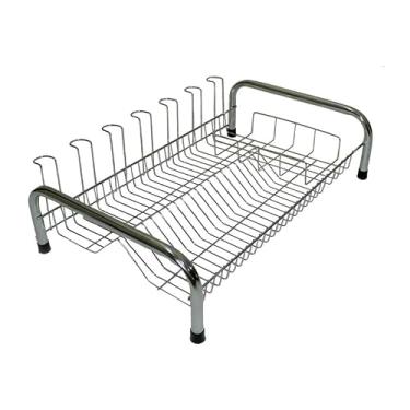 Imagem de Escorredor De Louça 20 Pratos 7 Copos e Porta Talheres Aço Cromadocama