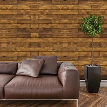 Imagem de Papel De Parede Adesivo Realista Madeira Lavável Cozinha  3 metros