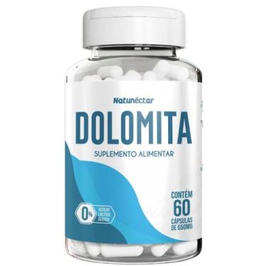 Imagem de Dolomita Cálcio Magnésio Vitamina D 650mg 60 CAPS - Natunéctar