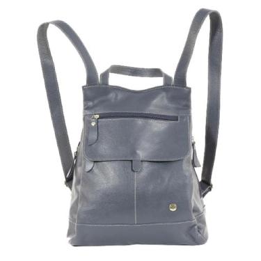 Imagem de Mochila Feminina Anti Furto Notebok Em Couro Legitimo ul - Betania Cou