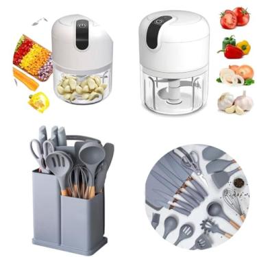 Imagem de Kit Mãe 3 - Utensílios de Cozinha e Mini Multiprocessador
