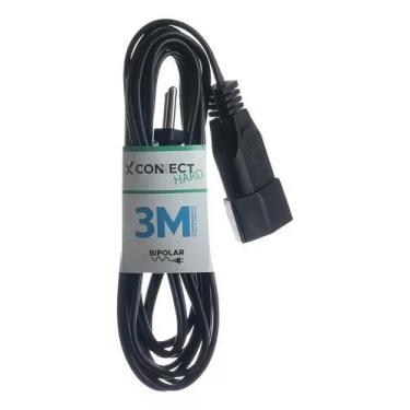 Imagem de Extensao connect hard 20a - 2p - 3m - preta - fiolux