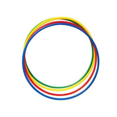 Imagem de Kit 8 Kit Bambolês cores sortidas Infantil Ginástica Argola - Genérica