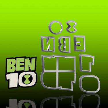 Imagem de Cortador Ben 10 Logo Modular Tamanho 6Cm