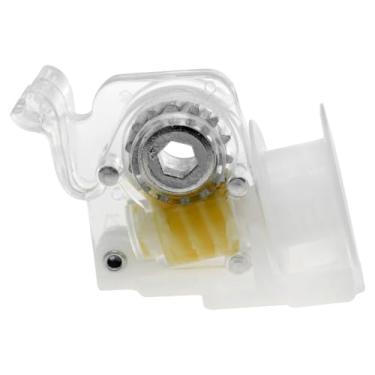 Imagem de Xhziy Persianas Acessório Dispositivo de Corda Persianas Horizontais Peças de Reposição Mecanismo de Inclinação para Estores Horizontais de Poste Hexágono 1 Peça (Branco + Prata)