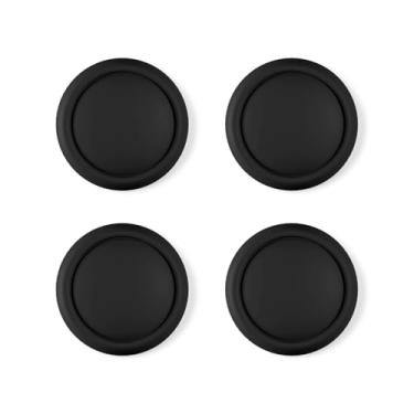 Imagem de PlayVital Thumb Grips for Nintendo Switch 2, 4-Pack Silicone Joystick Caps for Joycon 2 Accessories, Comfort Thumbstick Grip Covers - Black