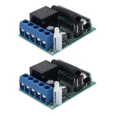 Imagem de OTOTEC 2 peças 433 MHZ receptor controlador de sinal de acesso remoto amplificador de sinal 12 V 10 A para alarme anti-roubo controle remoto fechadura de porta