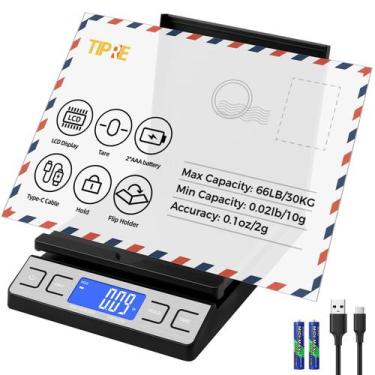 Imagem de Balança postal de envio digital TIPRE 30 kg/0,1 g com suporte