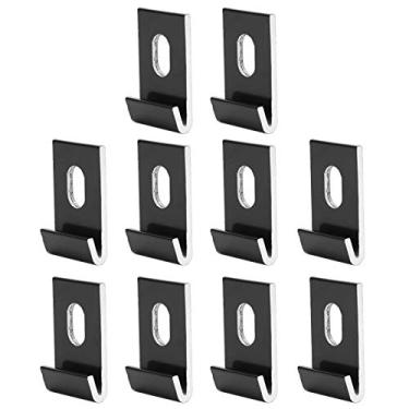 Imagem de ZJchao Painéis de Estufa, Clipes de Base de Estufa de 10pcs, Acessórios de Abrigam Frete para Edifícios de Jardim, Filmes, Redes de Sol e Abrigos de Molduras (Preto)
