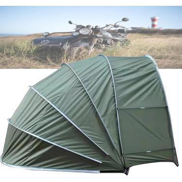 Imagem de Tenda De Suspensão Para Motocicleta, Abrigos De Autódromo, Tenda De Garagem Para Motocicleta, Cobertura De Tenda De Moto Semiespiral Shell, Green