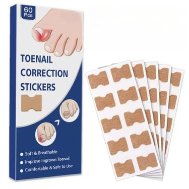 Imagem de Castrap 60PCS Kit Profissional De Correção De Unhas Encravadas Patch De Suavização De Unhas Para Reparação De Unhas E Tratamento De Fungos, Removedor De Milho De Unhas