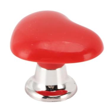 Imagem de Generic Botão Pressione para o Banheiro, Manípulo Múltiplo Funcional Em Forma de Tanque de Vaso Sanitário Amigável para Unhas para Hotel Em Casa (Vermelho)