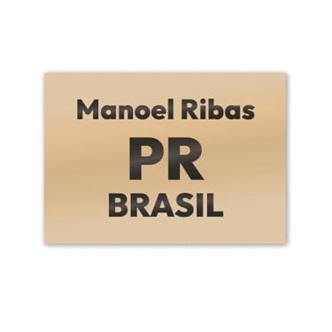 Imagem de Imã de Geladeira Manoel Ribas Paraná MDF 8x5 para Lembrança