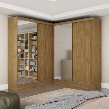 Imagem de Carioca Móveis - Closet Casal Duplo Belém 4 Portas Plus 4 Gavetas Carioca Móveis