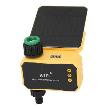 Imagem de WiFi Water Timer, Solar Panel Smart Sprinkler Timer, Controle de Aplicativos para Mangueira de Jardim, Controlador Automático de Irrigação