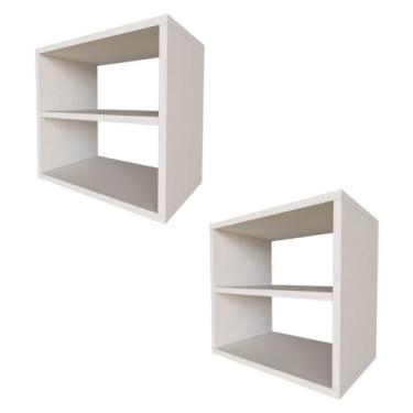 Imagem de Conjunto 2 Nichos Prateleira para Quarto Infantil - KitCubos