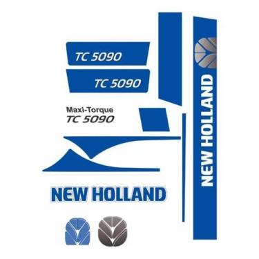 Imagem de Kit Adesivos Colheitadeira Tc5090 5090 G2 Completo - Spts