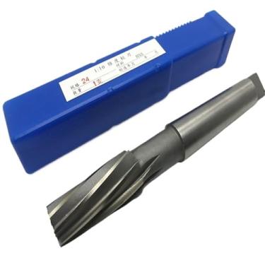 Imagem de 1Pc 1: 10 Morse Taper Reamer HSS H8 Tapered Shank Machine Chucking Reamer CNC Tool For Metal Steel Aluminum Hole Drill(Size 36)