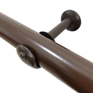 Imagem de Suporte Cortina Para Varão Luxo de Alumínio 28mm 2 Un - Cores - ART DE
