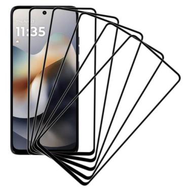 Imagem de 5x Película Vidro Temperado 3d Proteção Para Moto G56 - Mustangshop