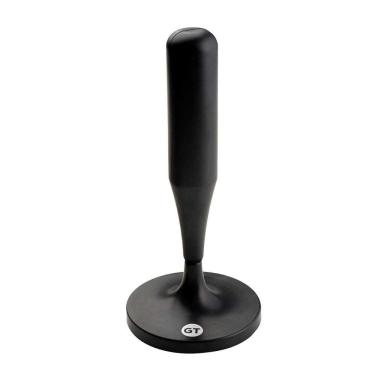 Imagem de Antena para TV Digital Interna - Omnidirecional - Cabo 2.5 metros Base Magnética - Goldentec GT-ATV2