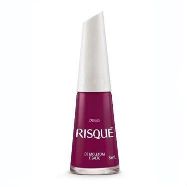 Imagem de Esmalte Risqué Vinho Cremoso Cor De Moletom e Salto 8ml