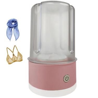 Imagem de Mini Maquina de Lavar Roupa Intima Roupa de Bebe Bateria Recarregavel USB Meia Lenço Pano Bolsa Mala Viagem Portatil