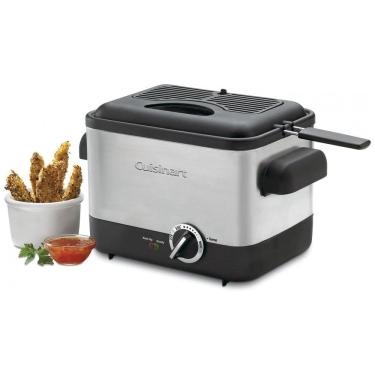 Imagem de Fritadeira Elétrica 1.1L em Aço Inoxidável, 1000W 110V, Cuisinart CDF100, Prata