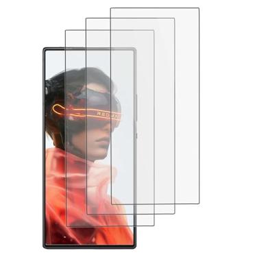 Imagem de NOUKAJU [Pacote com 3] Protetor de tela para REDMAGIC 10 Air, vidro temperado HD, durável e à prova de quedas, protetor de tela de vidro temperado para Nubia Red Magic 10 Air de 6,8 polegadas