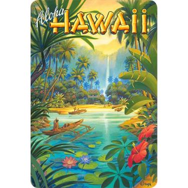 Imagem de Arte da Ilha Pacifica – Cartas postais vintage havaiana pacote com 30 – Aloha do Havaí por Kerne Erickson