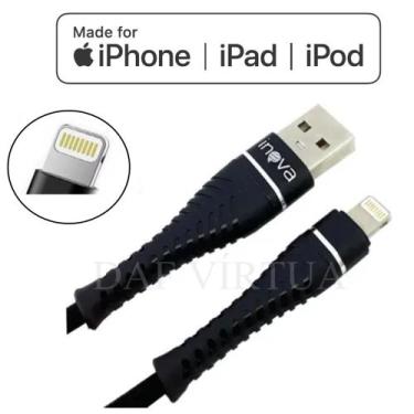 Imagem de Cabo Usb I6 iPh one 5 5s 6 7 8 Plus X Reforçado Original - INOVA