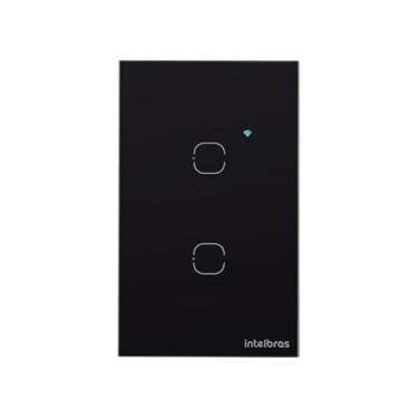 Imagem de Interruptor Touch Inteligente Zigbee com 2 Teclas EZS 1002 Preto Intelbras