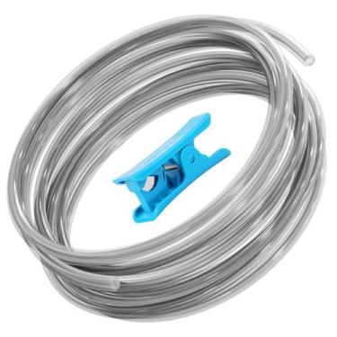 Imagem de Tubo de PTFE para filamento de 1,75 mm com cortador de 5 m para Bambu 