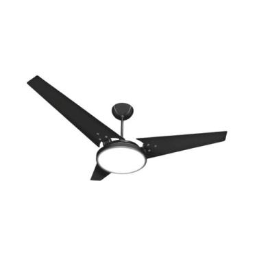 Imagem de Ventilador De Teto Itacaré 6500K 127V Preto Ventex, 110V