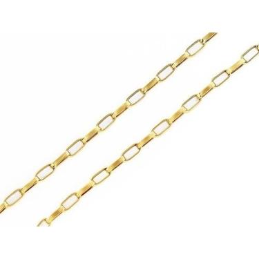 Imagem de Choker Gargantilha Feminina 40cm Reforçada 2mm Ouro 18k 750 Amarelo