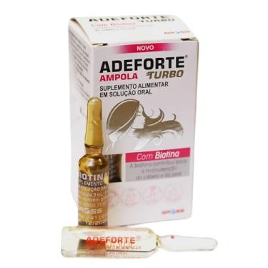 Imagem de Adeforte Turbo + Biotina 3 ml – Crescimento cabelo, unhas e pele – Sem glúten