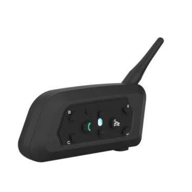 Imagem de Intercomunicador V6 Pro Plus com Bluetooth 5.1 para Moto 1200m Bateria 12h