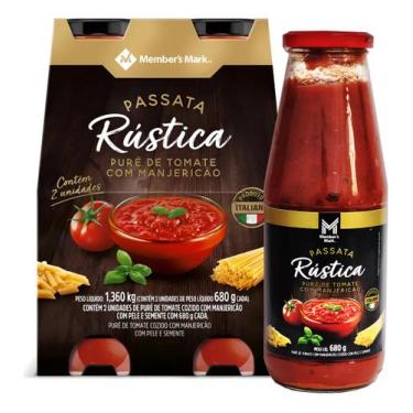 Imagem de Passata Purê De Tomate Com Manjericão 2un 680g Italiano - NoBrand