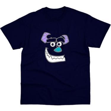Imagem de Camiseta Masculina Estampada Animação Desenho Streetwear Monstros T-sh