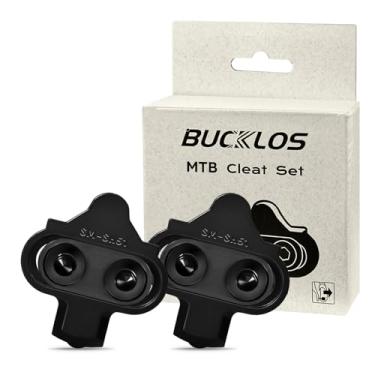 Imagem de BUCKLOS Chuteiras de bicicleta BH-51 / BH-56 compatíveis com pedais Shimano MTB SPD para ciclismo interno e sapatos de bicicleta de montanha BTT