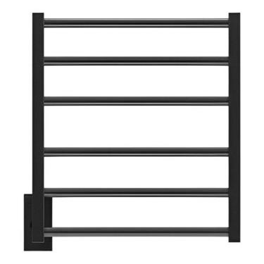 Imagem de Porta Toalha Toalheiro Térmico Aquecido Blend Preto Clean Lado e voltagem 110V Lado direito