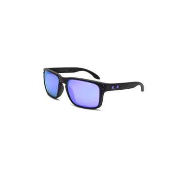 Imagem de Óculos de Sol Oakley Holbrook 0OO9102L 910226 Tam 55 / Preto Fosco - Lentes Violet Iridium