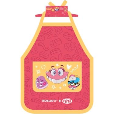 Imagem de Avental Escolar, Leonora, Decorado, Fini, com Bolso, Infantil