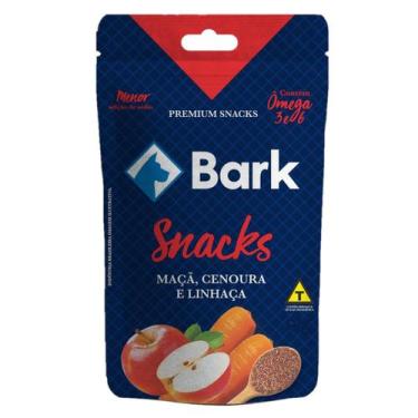 Imagem de Bark Fruta Petisco Bifinho Para Cão, Maça, Cenoura e Linhaça, 60g